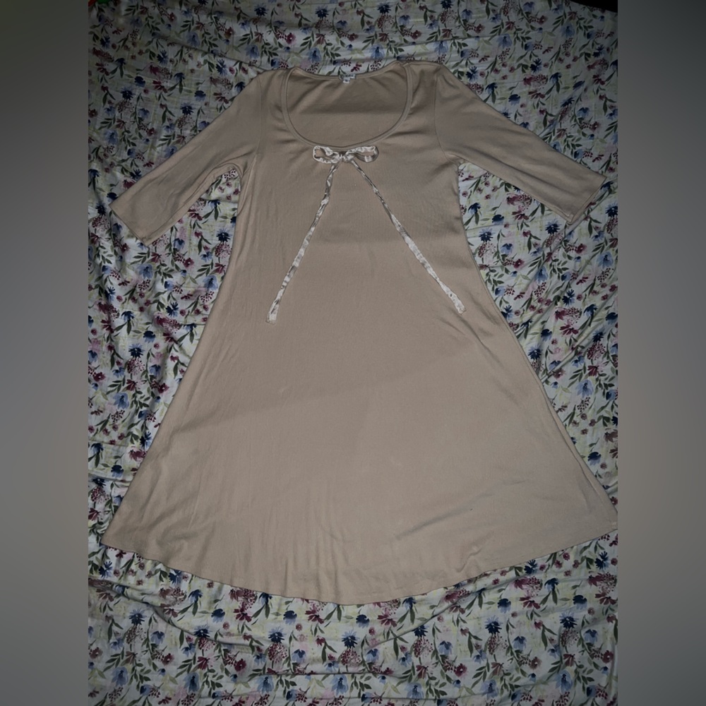 PJ Harlow Light Beige Knit Dress